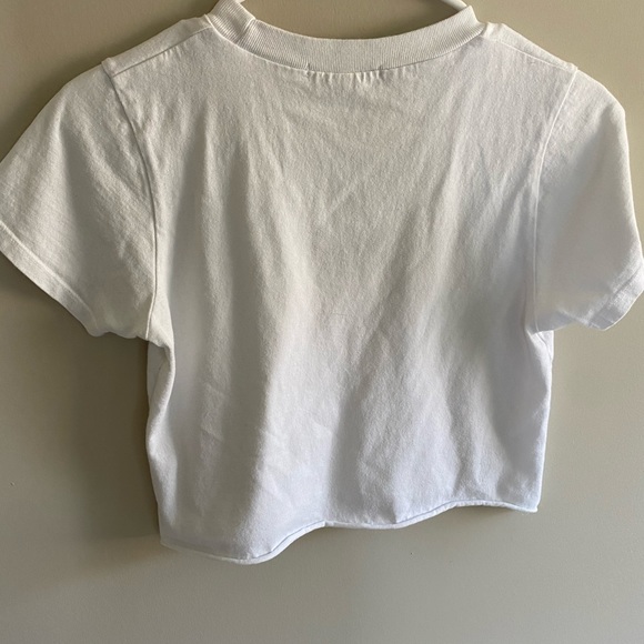 brandy melville helen butterfly top white - Picture 2 of 2
